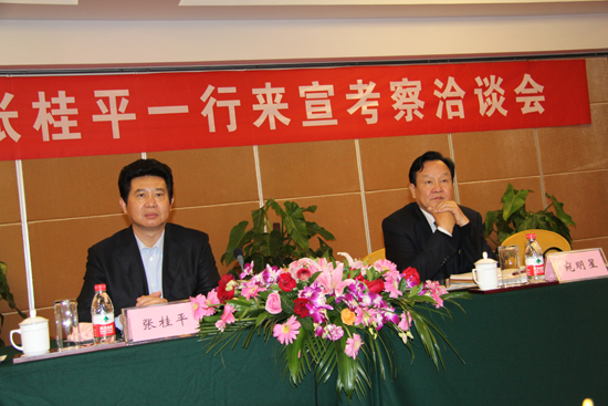苏宁环球“双百亿”项目考察 达成初步合作意向(图1)