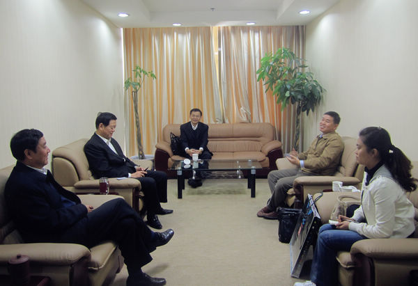 马鞍山市博望镇招商局领导来我商会秘书处走访(图1)